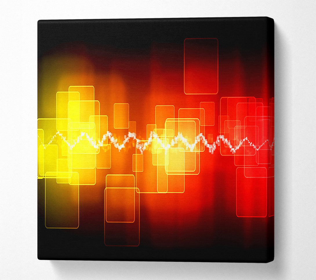  A Canvas Print of Colorful Squares 4 Canvas Wall Art