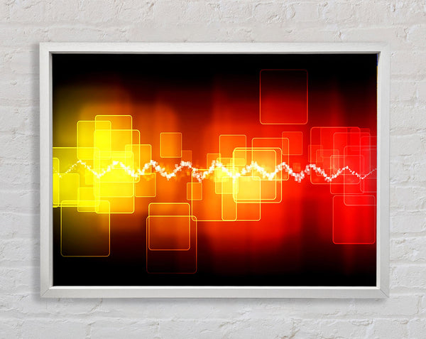 Colorful Squares 4 Framed Print