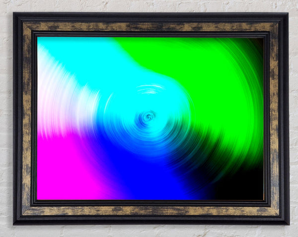 Colour Wheel Framed Print