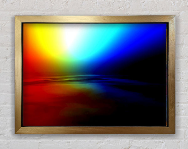 Colours Of The Rainbow Framed Print