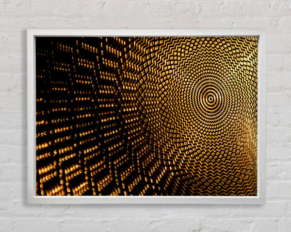 Compact Patterns Framed Print