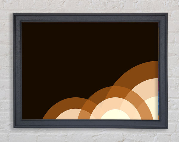 Concentric Circles Framed Print