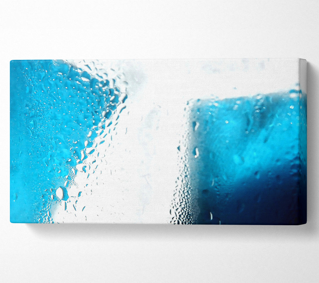  A Canvas Print of Condensation On Glass Canvas Art