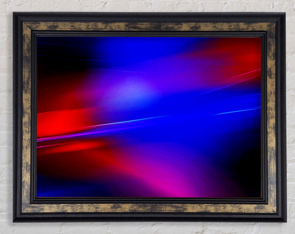Crossing The Line Framed Print