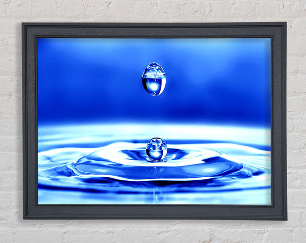 Droplet Twin Framed Print