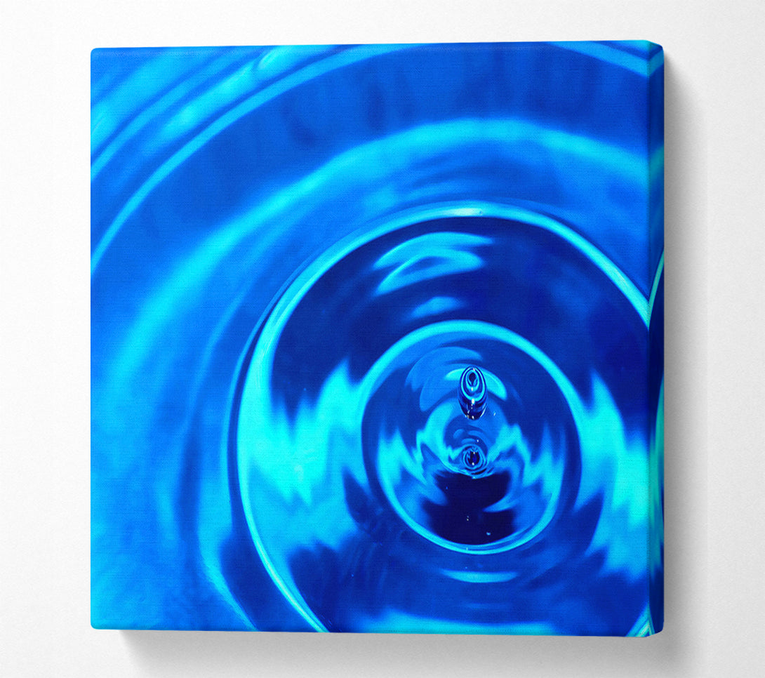  A Canvas Print of Droplet In The Centre Canvas Wall Art
