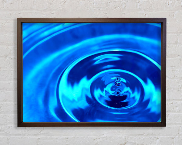 Droplet In The Centre Framed Print