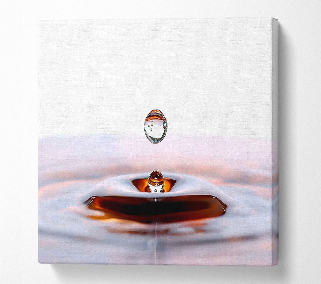  A Canvas Print of Liquid Droplet Canvas Wall Art