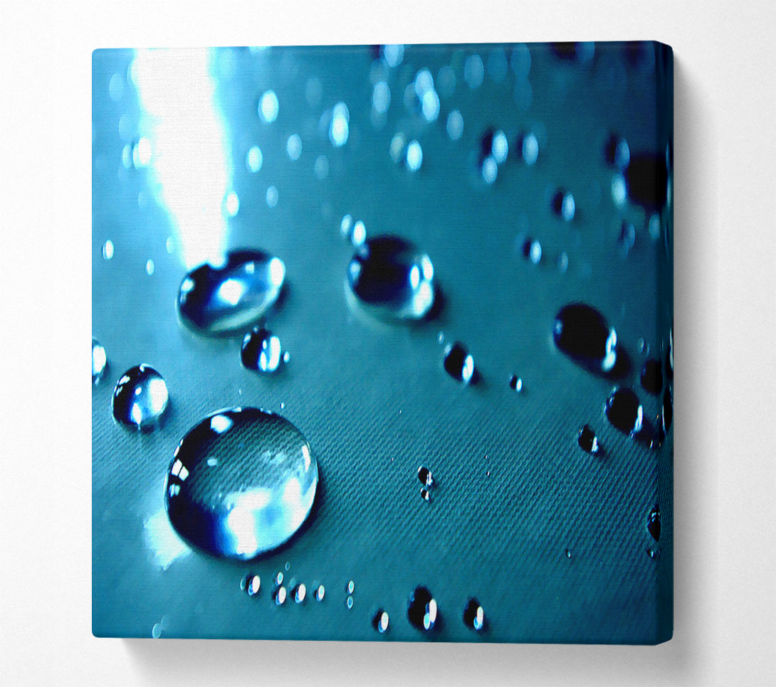  A Canvas Print of Drops Of Water Canvas Print