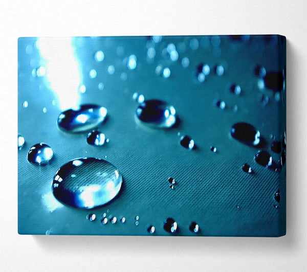  A Canvas Print of Drops Of Water Canvas Print
