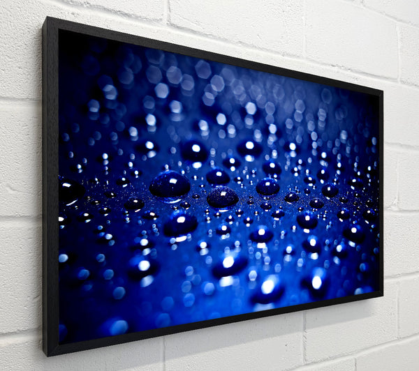 Drops On Blue