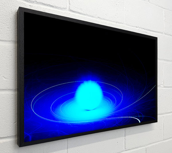 Electric Blue Swirl