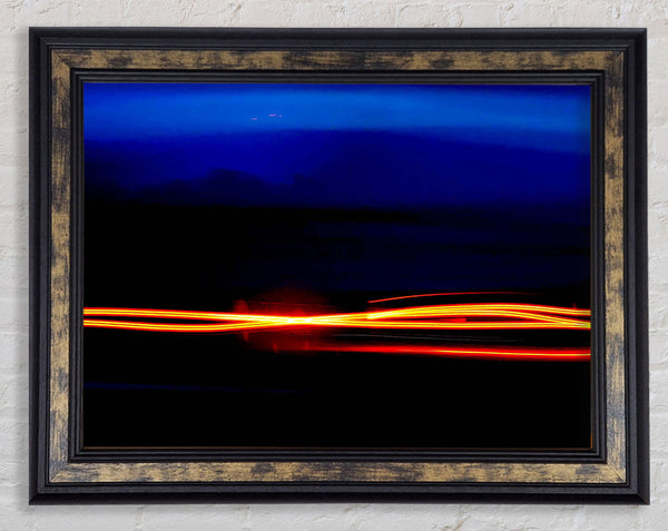 Electric Dawn Framed Print