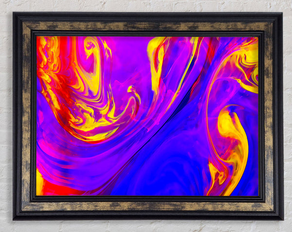 Energy Lines Framed Print