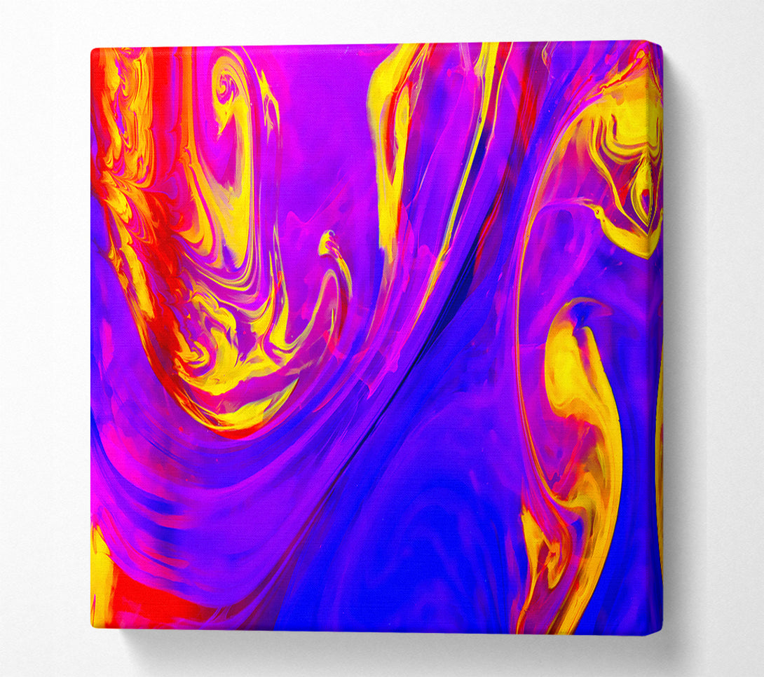  A Canvas Print of Energy Lines Canvas Print