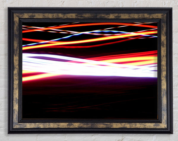 Energy Of Light Framed Print