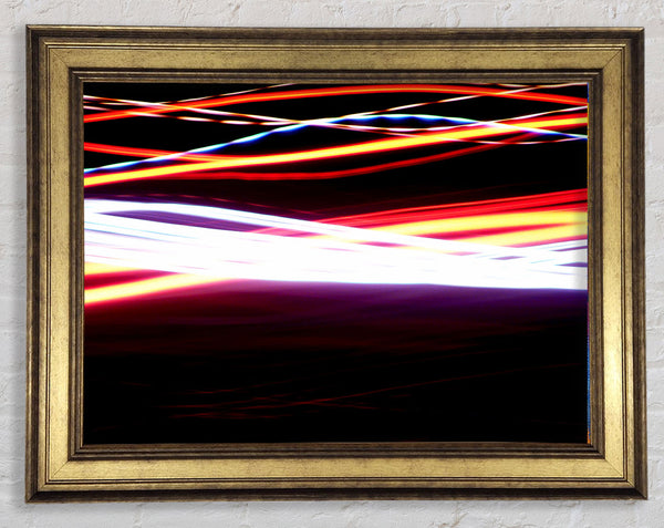 Energy Of Light Framed Print