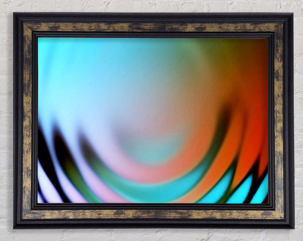 Energy Ripples Framed Print