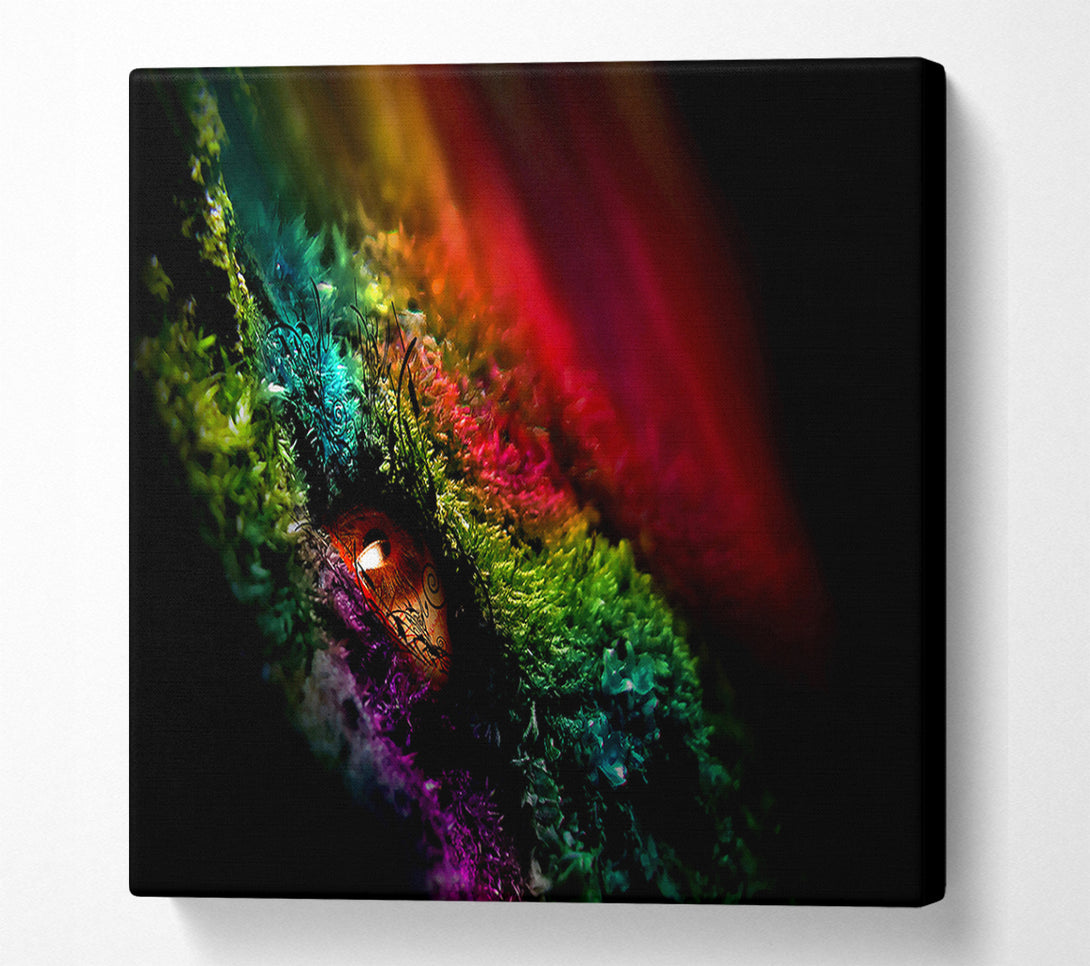  A Canvas Print of Eye Of The Rainbow Canvas Art