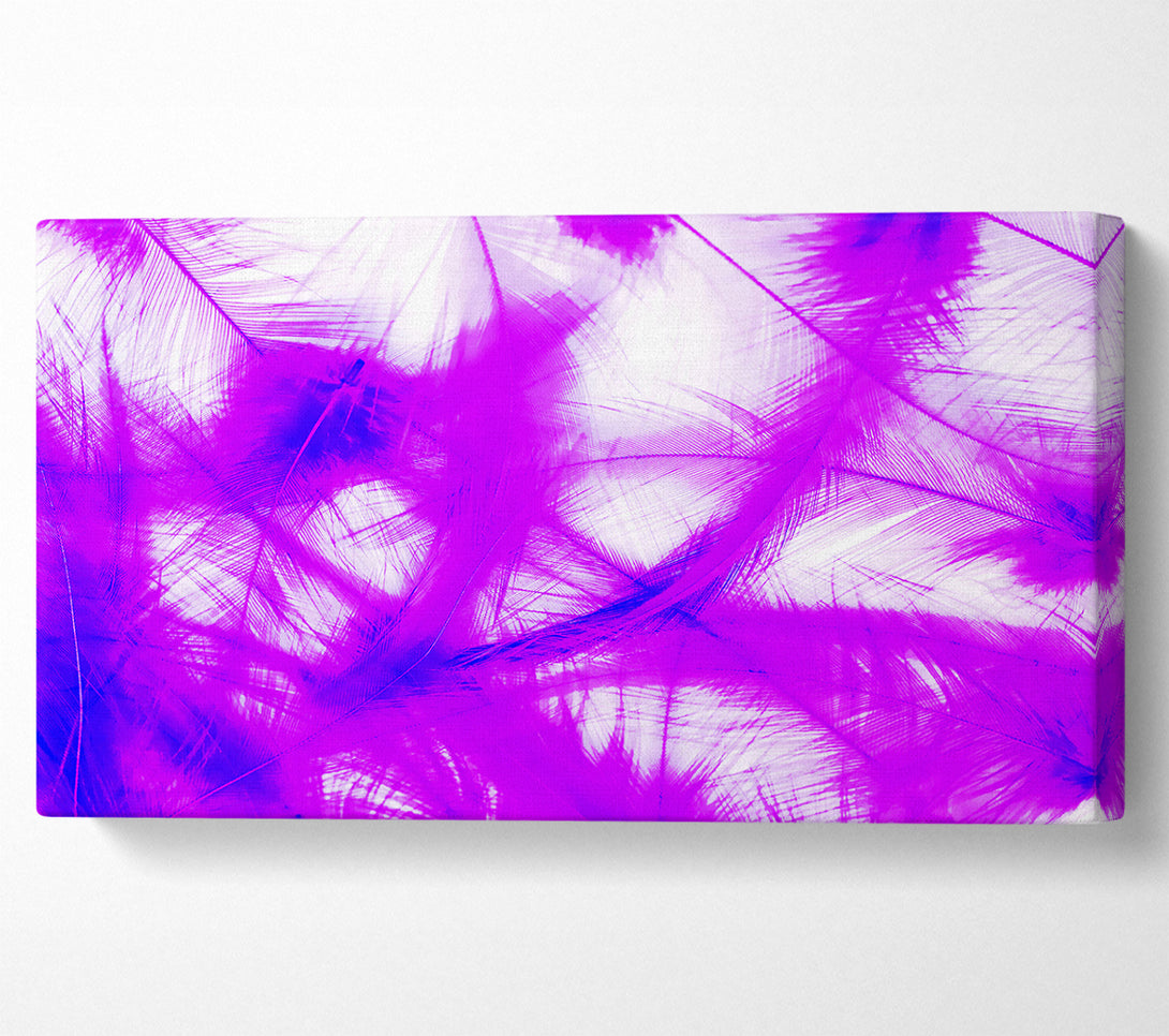  A Canvas Print of Feathers Pink Canvas Print