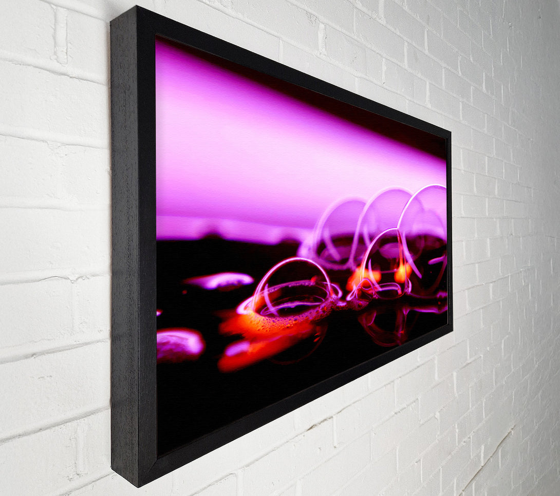  A Canvas Print of Fire Bubbles Canvas Art