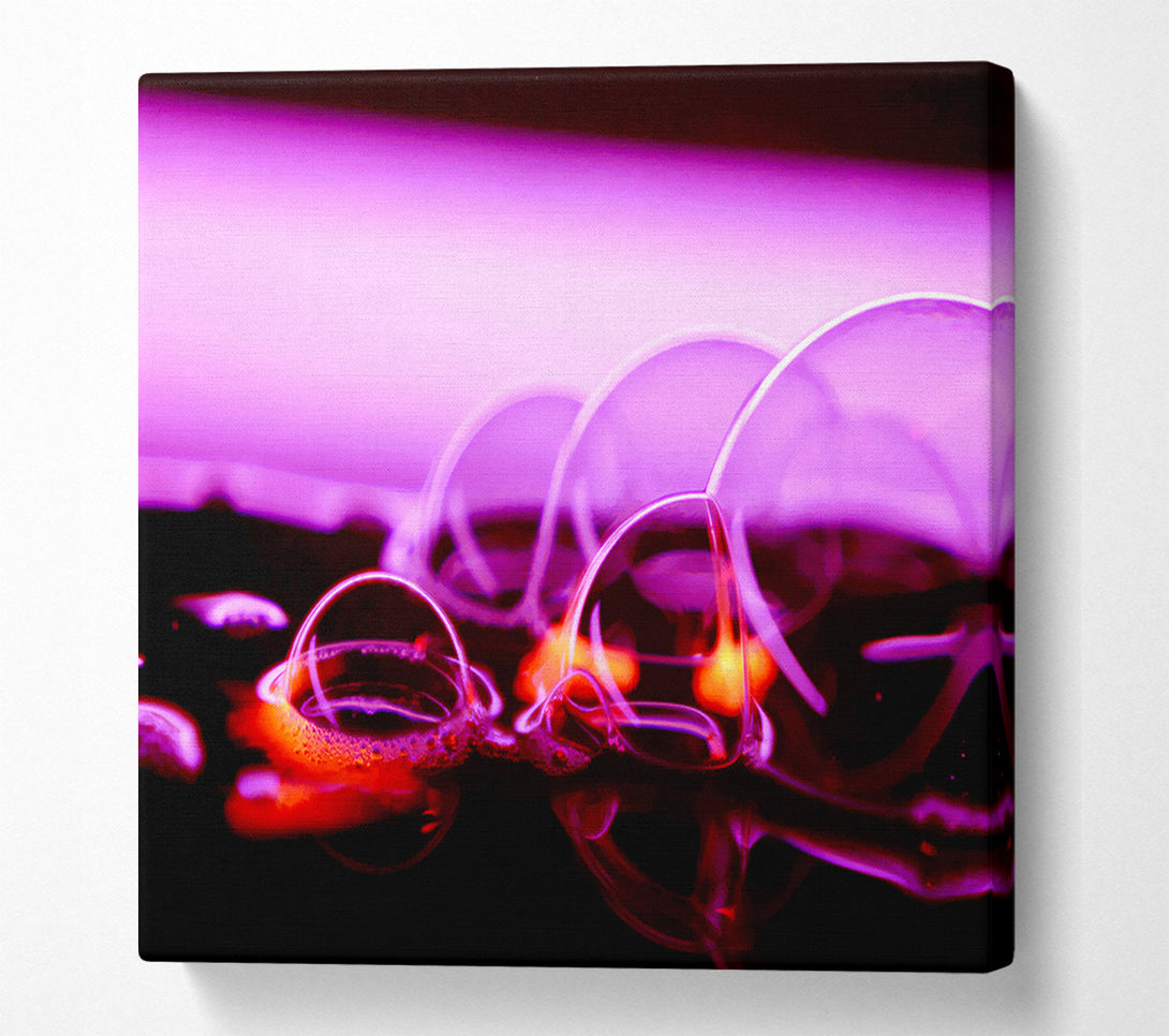  A Canvas Print of Fire Bubbles Canvas Art