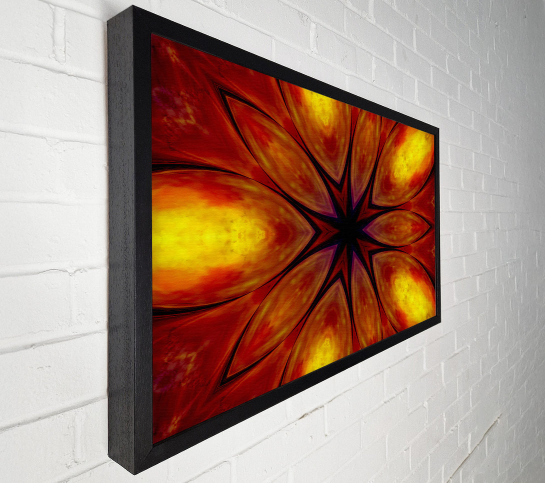  A Canvas Print of Fire Flower Canvas Art