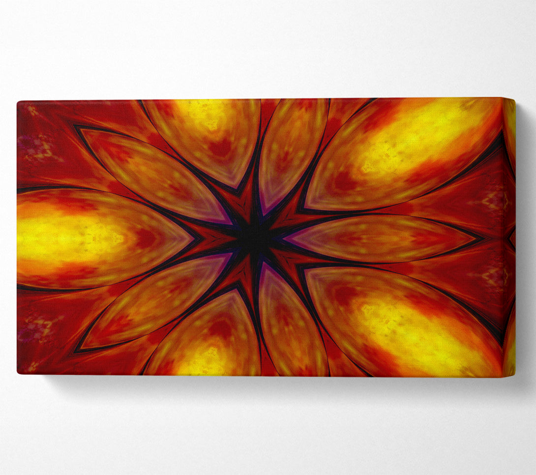 A Canvas Print of Fire Flower Canvas Art