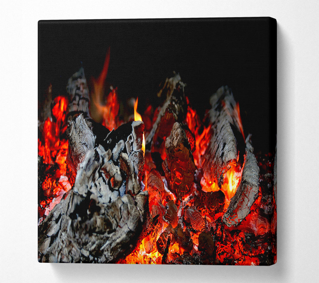  A Canvas Print of Fire Canvas Wall Art