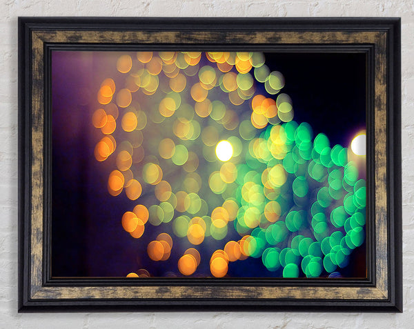 Fireworks Of Light Framed Print