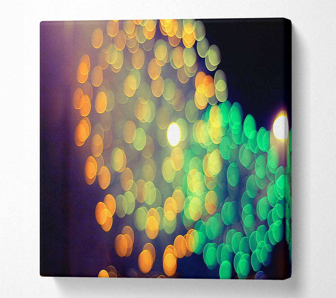  A Canvas Print of Fireworks Of Light Canvas Print