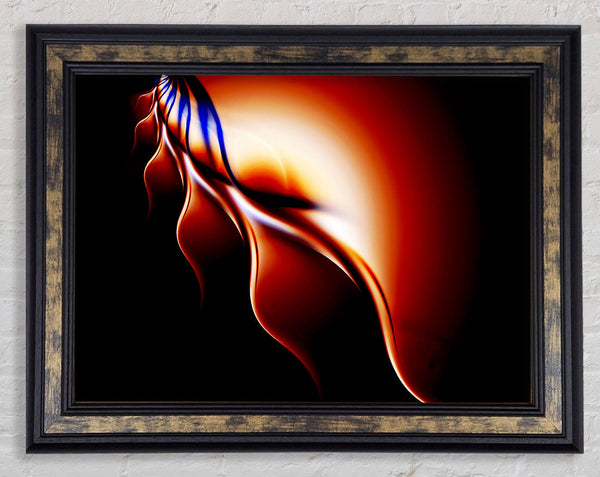 Flames Of Passion Framed Print