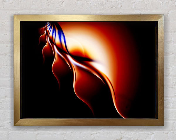 Flames Of Passion Framed Print