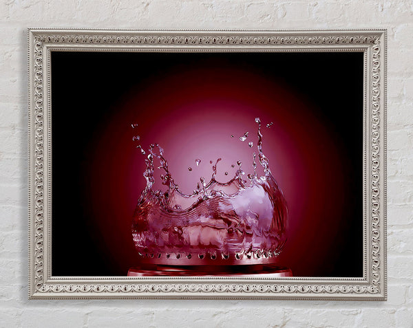 Flames Of Water Mulberry Framed Print