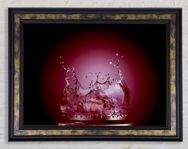 Flames Of Water Mulberry Framed Print