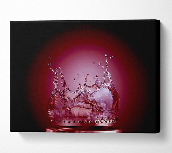  A Canvas Print of Flames Of Water Mulberry Canvas Print