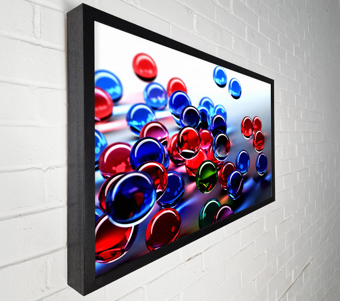  A Canvas Print of Floating Bubbles Canvas Art
