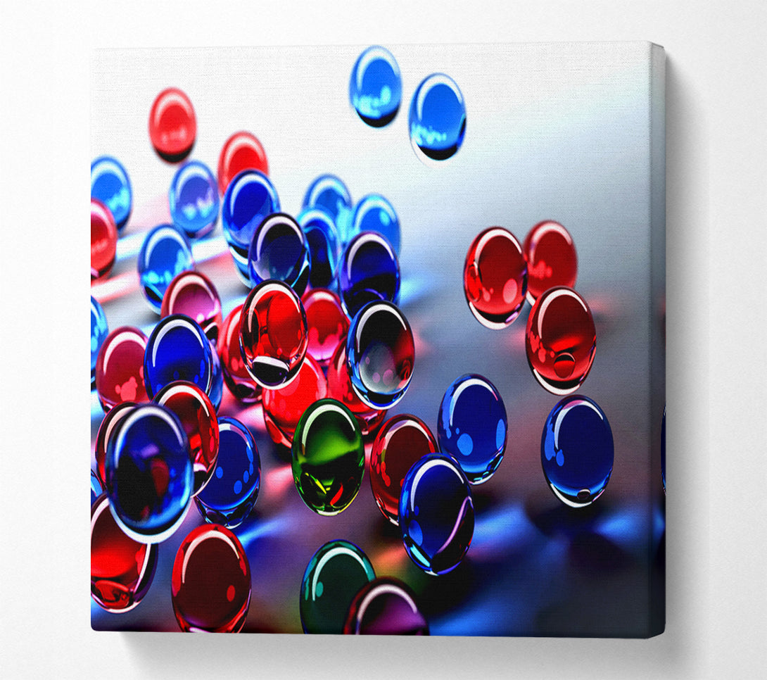  A Canvas Print of Floating Bubbles Canvas Art
