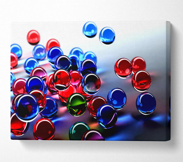  A Canvas Print of Floating Bubbles Canvas Art