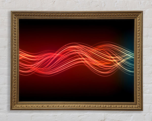 Flow Of Energy Framed Print