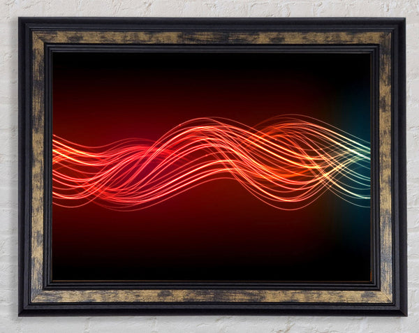 Flow Of Energy Framed Print