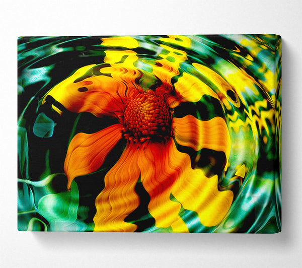  A Canvas Print of Flower Drop Canvas Wall Art