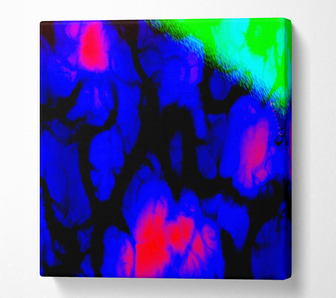  A Canvas Print of Fluorescent Glow Canvas Art