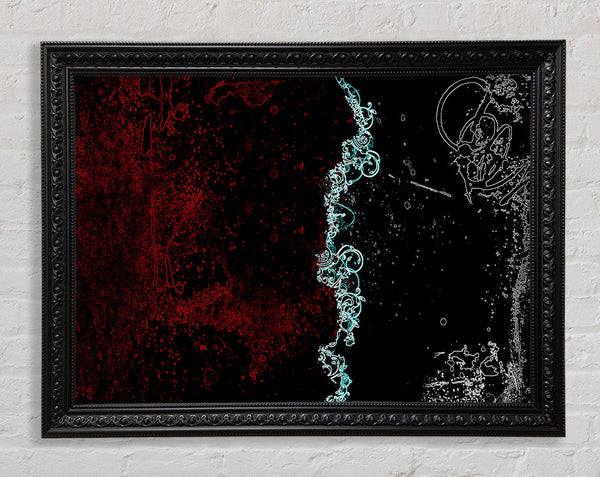 From Left To Right Framed Print