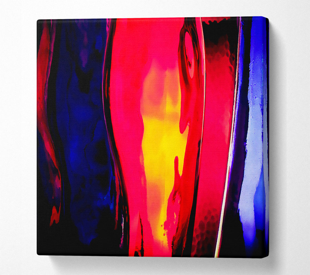  A Canvas Print of Glass Rainbow Canvas Print