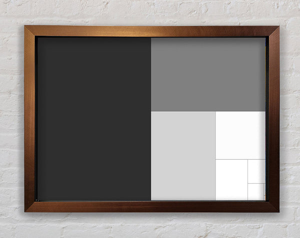 Gray Framed Print