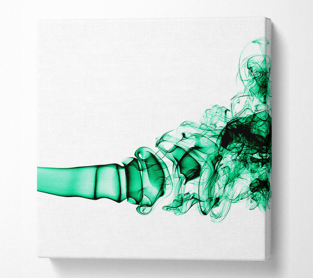  A Canvas Print of Green Celebration Canvas Wall Art