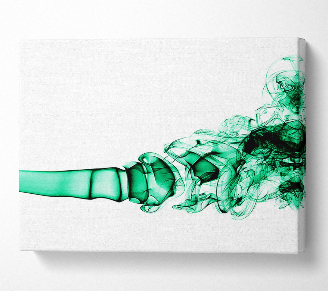  A Canvas Print of Green Celebration Canvas Wall Art