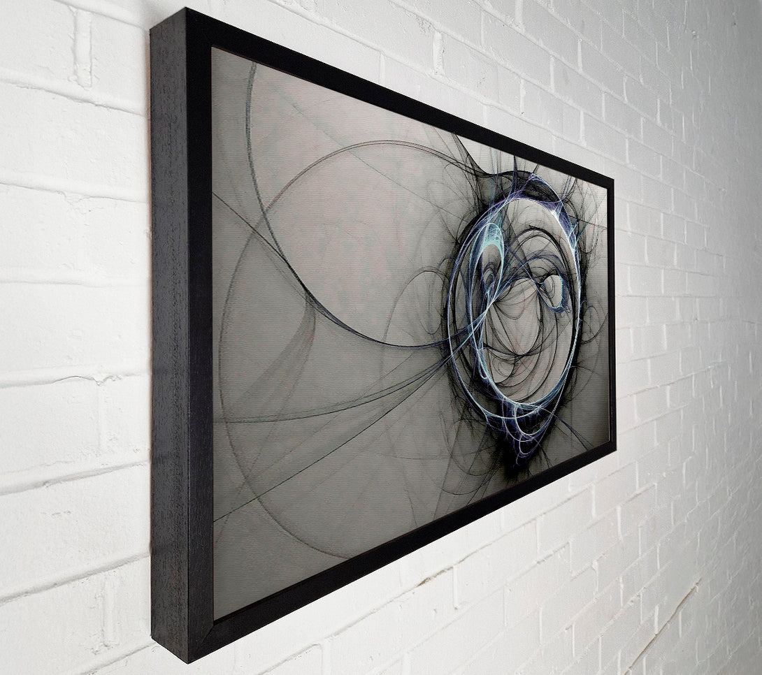  A Canvas Print of Grey Planet Twist Canvas Art