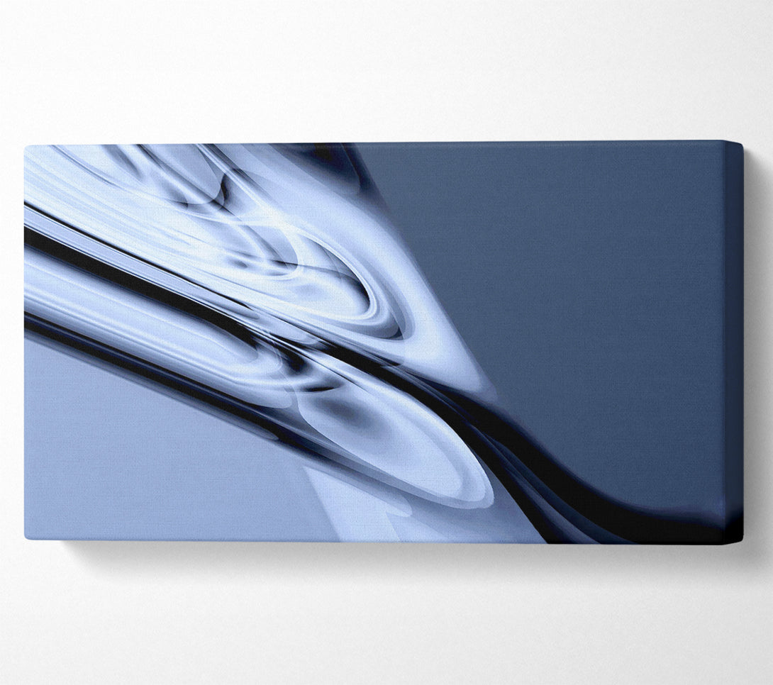  A Canvas Print of Grey Silk Canvas Print